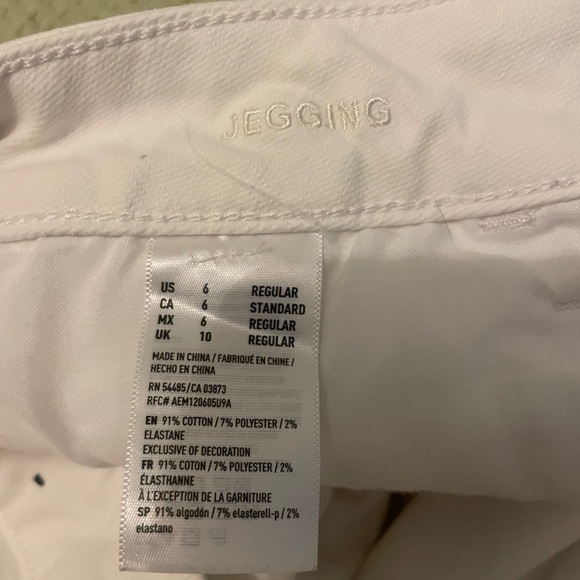 American Eagle Outfitters White Skinny Jeans - Picture 5 of 7